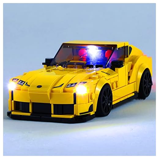 SEEMEY Kit de iluminación, LED para Lego Toyota GR Supra 76901. Accesorios Moc Block, Impresionante Visual. (Solo LED, no LEGOBricks)