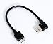 Left Angle Usb3.0 Male to Micro-B Male Cable Data and Charging Cable Extension Cable