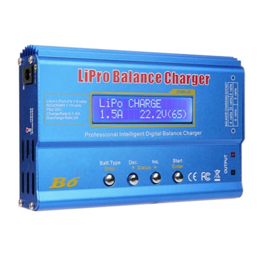 Cargador paralelo Li-Po de 80W para sesiones prolongadas de aeromodelismo y drones 7