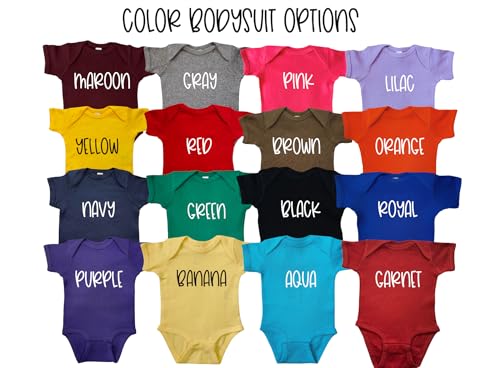 Popi Themed Infant Bodysuits, Baby Shower Newborn Gift, Pregnancy Reveal Present, Valentine's or Father's Day Gift4