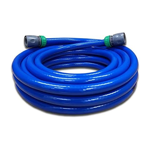 DKN LEISURE 15m Food Grade Hose Blue - Motorhome/Caravan/Boat 12mm 1/2" - non toxic hose Cover