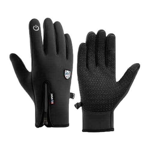 Guantes deportivos, impermeables y resistentes a la intemperie, 23 x 20 cm, calentadores de manos USB, guantes eléctricos, construcción antideslizante y cómoda, para hombres o mujeres durante el esquí