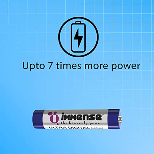 Image of Immense AAA Alkaline Battery | 1.5V Pencil Battery for TV Remote, Calculators, RC Toys & Small Office Devices | Non Rechargeable Battery (Pack of 40)