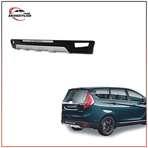 Image of Drivestylish Acrylonitrile Butadiene Styrene (ABS) Front & Rear Bumper Protector Guard for Mahindra Marazzo