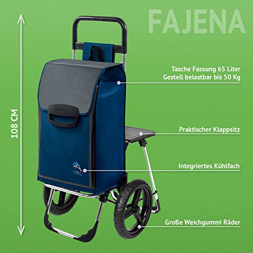 Fajena with folding seat.