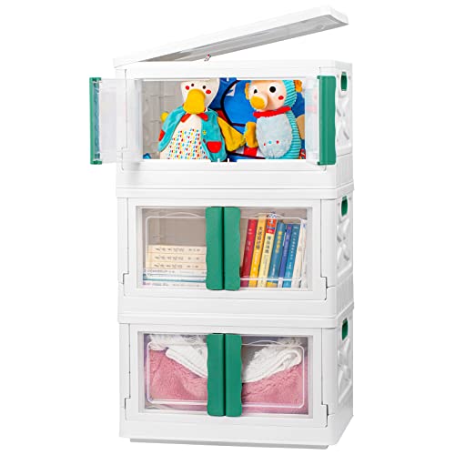 Lot de 3 bacs de rangement avec couvercles 50L pour organiser la maison