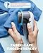 POPCHOSE Fabric Shaver, Sweater Shavers to Remove Pilling, Lint Shaver with 6-Leaf Blades, Electric Lint Remover for Clothes, Couch, Furniture, Fuzz, Lint Ball, Pillings, USB Rechargeable