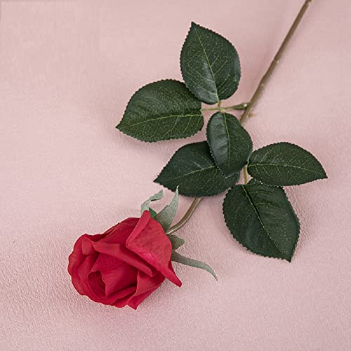 ABCWARRT 12pcs/Lot Ramde De Rosa Artificial De Látex Falso Salón De Flores Simulación Decoración De Rosas Decoración De Boda Flores (2) Cover
