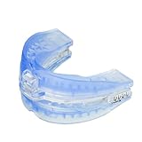 DOHUG Schnarchschiene Verstellbare Aufbissschiene gegen Schnarchen und Knirschen - Anti Schnarch Schnarchstopper - Anti-Snoring Mouth Guard - Verbessert Schlafqualität für Männer Frauen (Blau C04)