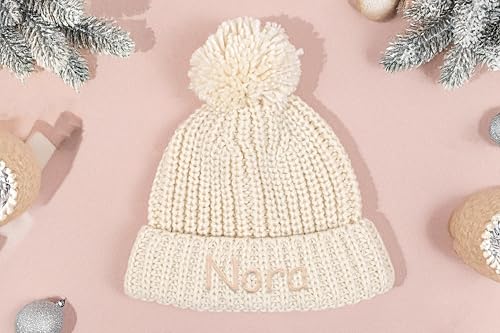 Personalized Christmas Hat for Kids Baby and Toddler Santa Hat with Custom Embroidery Ideal Holiday Present4