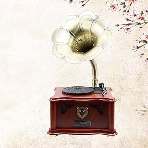 JRZTC Vintage Classique Rétro Phonographe Gramophone Tourne-Disque Vinyle Platine Bluetooth 4.2, Aux-in/USB/FM Radio… - Les Beatles, Paul McCartney, John Lennon, RIngo Starr, George Harrison JRZTC Vintage Classique Rétro Phonographe Gramophone Tourne-Disque Vinyle Platine Bluetooth 4.2, Aux-in/USB/FM Radio… – Image 5