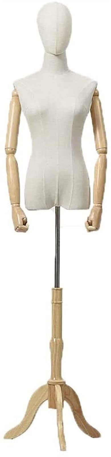 Female Dressmaking Mannequin Tailors Dressform Mannequin Tailors Dummy Tailors Dummy Clothing Store Mannequins Dummy Model Students Mannequin with Wood Base Window Wedding Display Shelf