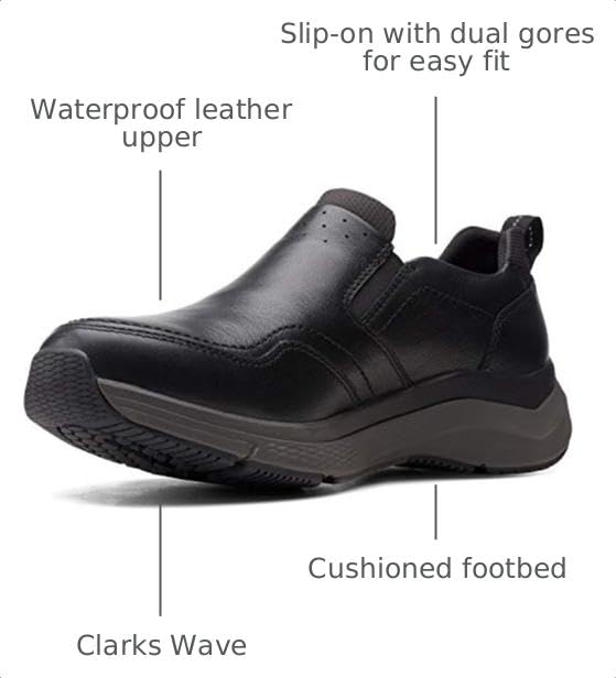 Image of Clarks Men's Wave 2.0 Edge Oxford Shoes