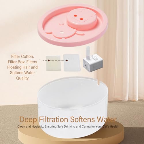 Fuente automática para gato y perro 1.3L circulación agua miniatura 4