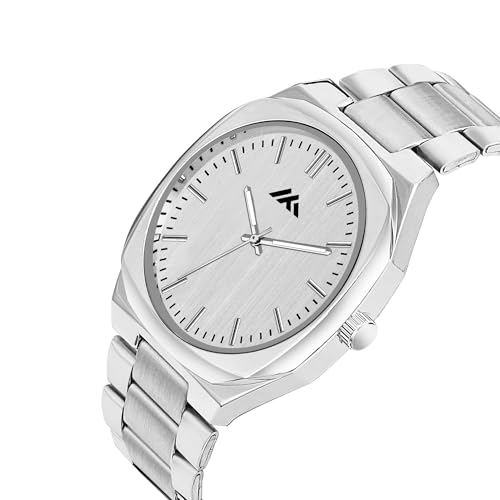 Image of PAPIO Analog Classic Silver Color Stainless Steel Band Watch for Mens and Boys