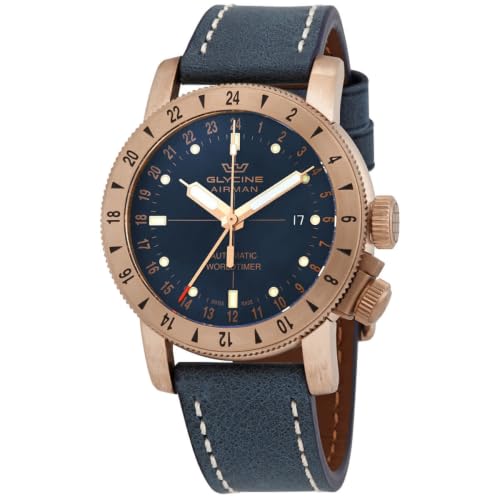 Glycine GL0167 - Airman 44 Bronze GMT