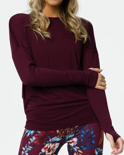 Sanutch Open Back Workout Tops Long Sleeve Activewear Shirts Backless Yoga Top Workout Clothes for Women2