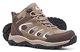 Brown Oak Womens Waterproof Outdoor Shoes Casual Trekking Work Hiking Boots (Brown, 8)