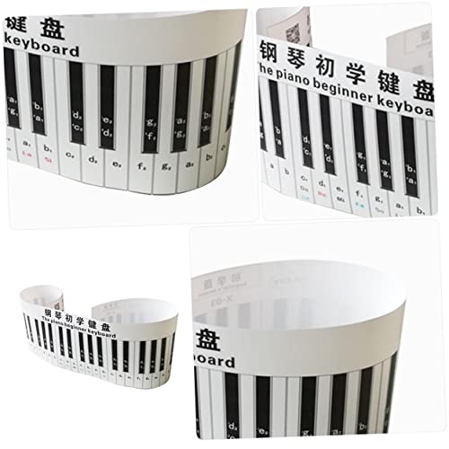 BESTonZON Clavier De Piano Simulé Clavier De Piano De Simulation 3d Clavier De Piano De Bureau 3d Clavier De Pratique Du Piano Clavier De Piano 3d Étiquette De Piano Stickers Pvc Black - Les Beatles, Paul McCartney, John Lennon, RIngo Starr, George Harrison BESTonZON Clavier De Piano Simulé Clavier De Piano De Simulation 3d Clavier De Piano De Bureau 3d Clavier De Pratique Du Piano Clavier De Piano 3d Étiquette De Piano Stickers Pvc Black – Image 8
