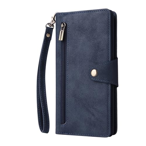 Étui en cuir de qualité supérieure zippé pour Samsung Galaxy S25 Ultra