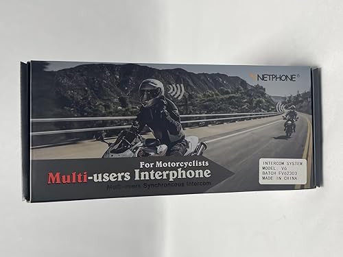 Motorrad-Headset EJEAS VNETPHONE V6 Intercom Bluetooth