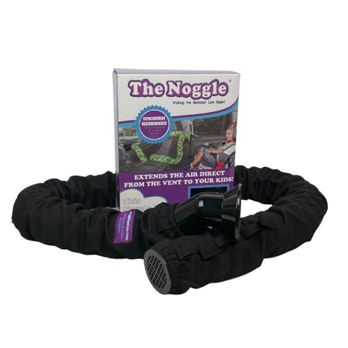 Image of NOGGLE The Kids Personal Air Conditioning System to Keep Them Cool in The Back Seat - 6ft, Black Ice