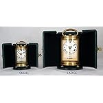 Antique Brass Carriage Alarm Table Clock