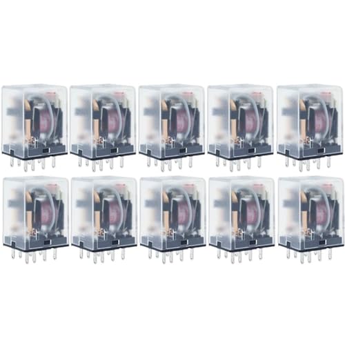 Relais de puissance MY2NJ DC 24V commutateur industriel mini relais 8 broches lot de 10