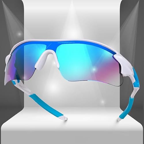 Image of Zynic Men's Stylish Sports Sunglasses with Case| UV400 Protection Classic Wrap Around Googles |Sports Shades for Driving,Cyclining Outdoor & Travel