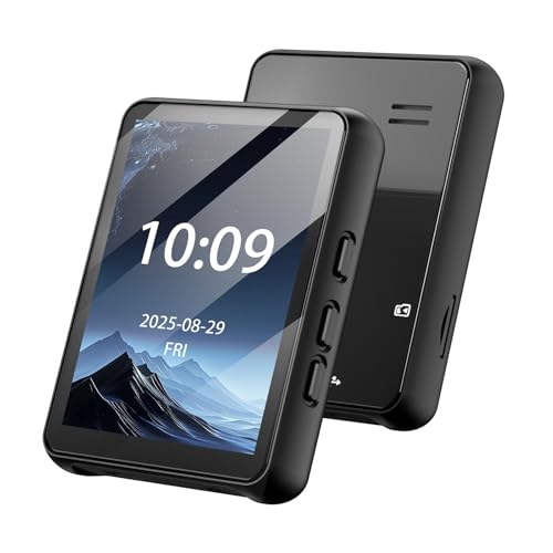 Gueray MP3�v���[���[ 2.4�C���`�^�b�`�p�l�� Bluetooth 5.0 64GB+128GB�܂Ŋg���\ mp3�v���C���[ �X�s�[�J�[���� ���y�v���C���[ FM���W�I/�ʐ^/�^��/�d�q�u�b�N/�A���[��/���� �|�[�^�u���f�W�^���v���[���[ �ʋ�