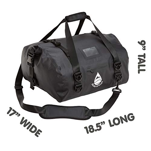 Image of Skog Aƒa€¦ Kust DuffelSAƒ¥k Waterproof Duffle Dry Bags | 40L, Black Moto Edition