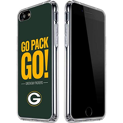 Skinit Clear Phone Case Compatible with iPhone SE (2nd & 3rd Gen) - Officially Licensed NFL Green Bay Packers Team Motto Design