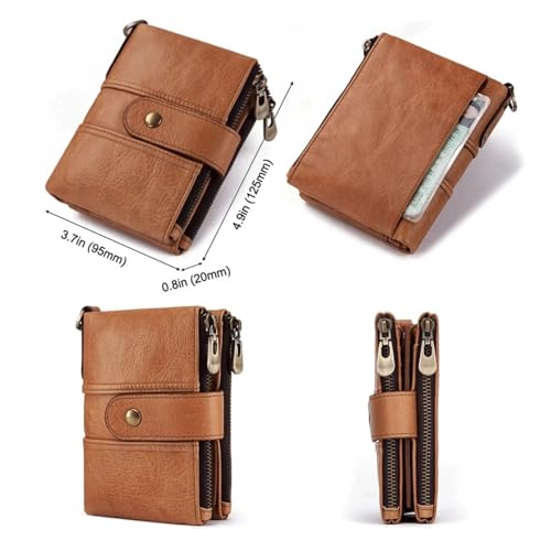 Leather Wallet Men Wallets Coin Purse Short Male Money Bag Designer Mini Walet Small2