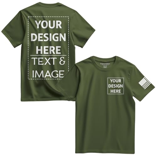 Custom Shirts for Men, Custom Shirt Unisex Fit Mens & Womens, Customized Tshirt Design Your Own Black3