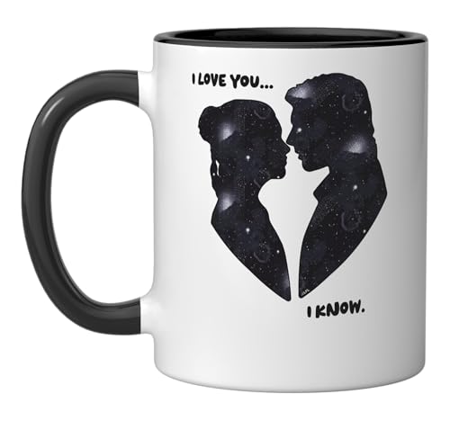 Taza Cerámica Star Wars 11 oz Negro Blanco miniatura 1