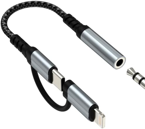 Adaptador Jack a USB C Cable para iPhone 17 16 15 14 13 Pro MAX p...