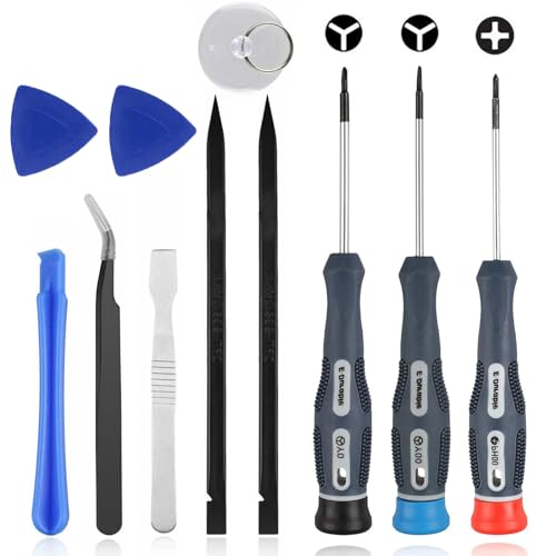 Desarmadores, Tools Juego de Desarmadores - 11PCS Kit de Herramientas de Reparación de Destornilladores para NS SWITCH/Consolas/Electrónica, Incluye Pinzas y 4 Tipos de Palancas...