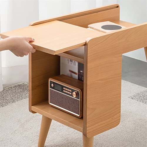 Petite table basse design en bois noble pour salon élégant