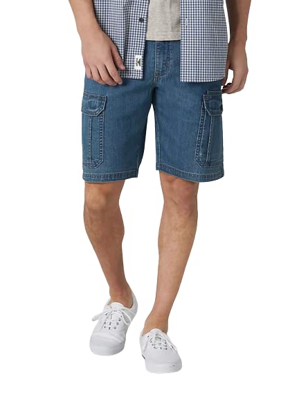 rol Reoutlook Men's regular fit soft denim cargo shorts-picture-29