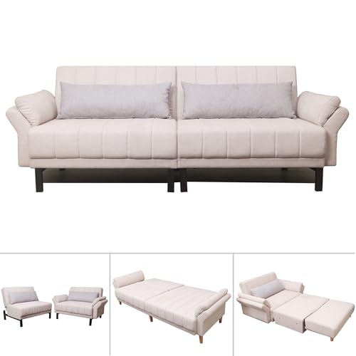 �����������iHOMA�j�\�t�@�[�x�b�h 3�l�|�� �I�t����197cm, ���łł���&�ϋv�����@�\3�l�p�\�t�@�[�x�b�h, 192*77 cm�̃x�b�h�ɂȂ邱�Ƃ��ł��܂�,���K�ȕz�|�\�t�@�x�b�h�O�l�|��, ���r���O���[���X�܃A�p�[�gSofa Bed (�O���[�u��