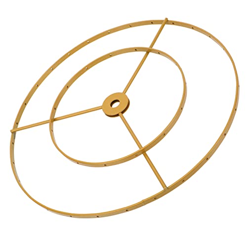 Image of LABRIMP Chandelier Shade Lamp Shade Replacement Ring Metal Lamp Ring Harp Chandelier Frame Diy