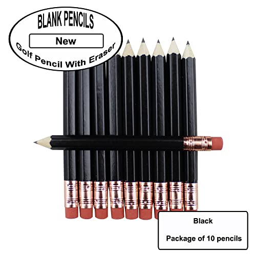 EZPENCILS & GIFTS Lápices golf 2HB con borrador x10 miniatura 2