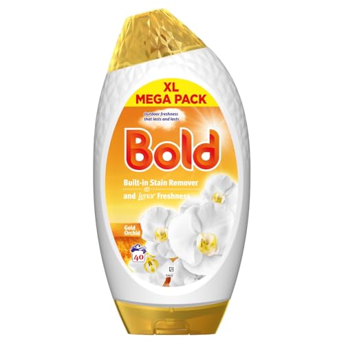 Bold 2in1 Laundry Detergent Gel Gold Orchid 40 Washes 1320ml