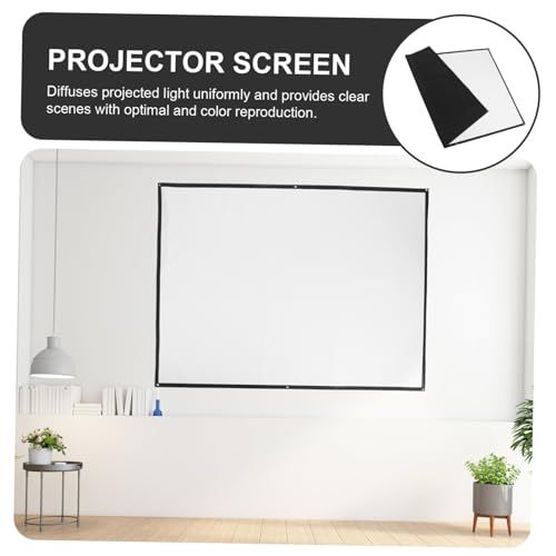 Pantalla portátil para proyector Housoutil 100 pulgadas miniatura 4