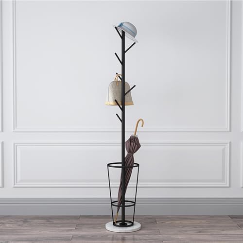 Metal Umbrella Stand with Footrest – Large Capacity Indoor for Entryway – Stylish and Functional Storage Solution for Home and Office