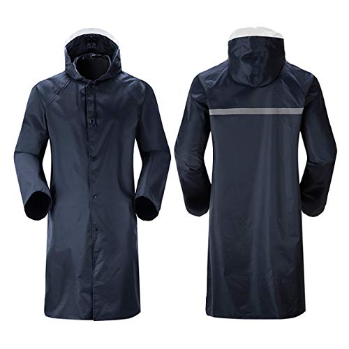 Image of Rain Coat for Mens Ponchos with Hoods Rainwear Waterproof Rain Jacket Lightweight Raincoats Windbreaker for Men Women