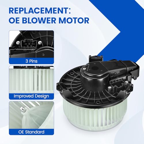 Image of HVAC Blower Motor 700215 Compatible with Lexus ES350 GX460 RX350 Compatible with Toyota Tundra 4Runner Avalon, PM9351 87103-0C040 A /C Blower Motor Assembly for Journey