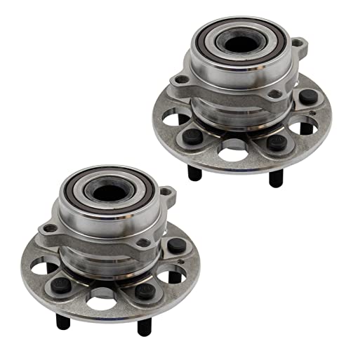 Image of TRQ Rear Left and Right Wheel Bearing and Hub Assembly Set 2 Piece Compatible with 18-22 Honda CR-V AWD 2017 CR-V EX Touring EX-L AWD