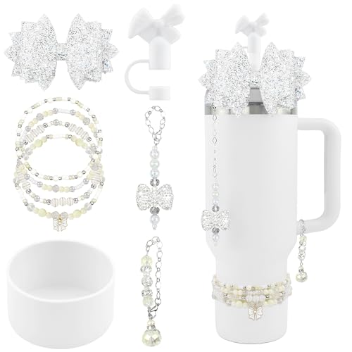 Hpebl 9PCS Accessories for Stanley Cup 30 40oz Tumbler Accessories,White - image 1