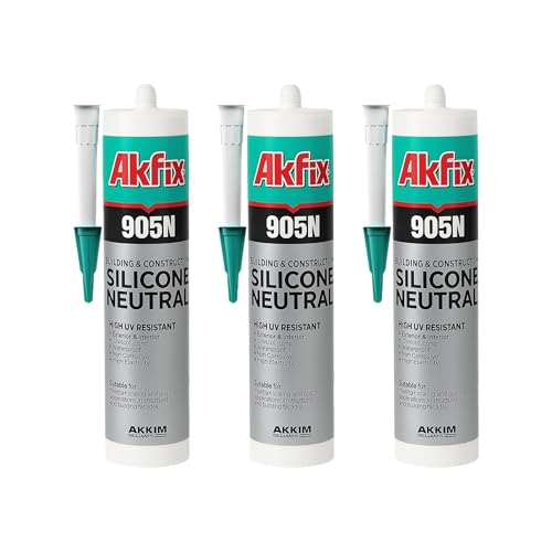 Neutraler Silikon Transparent – UV-beständig, Schimmelresistent, Wasserdicht – Dichtstoff für Bad, Küche, Fenster & Bau – 310 ml (3) Neutraler Silikon Transparent – UV-beständig, Schimmelresistent, Wasserdicht – Dichtstoff für Bad, Küche, Fenster & Bau – 310 ml (3)